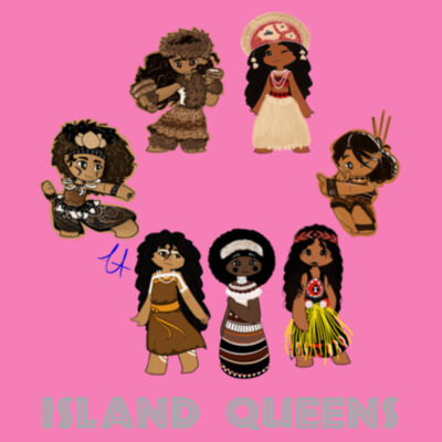Island Queens Tank Tops Design