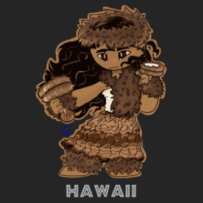 Hawaiian Wahine Tank Tops Design