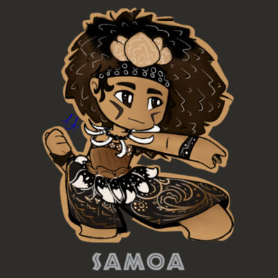 Teine Samoa Hoodie Design